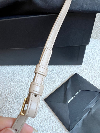 Yves Saint Laurent (YSL) Dark Beige Toy Lou Lou (RRP £1,350)