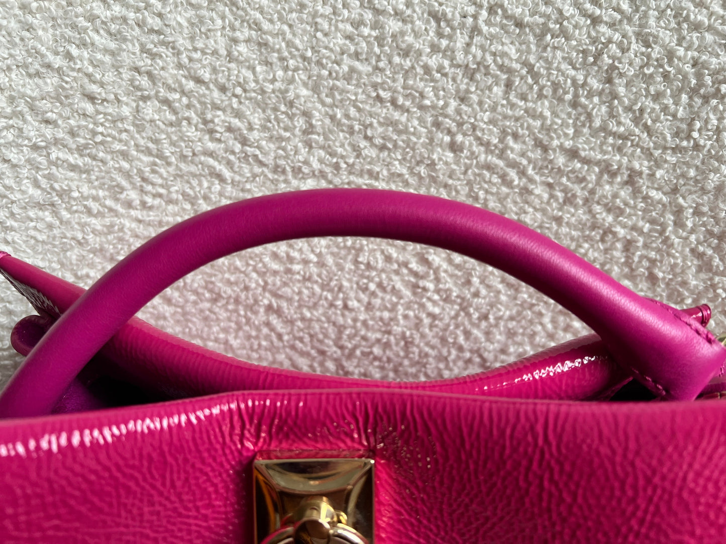 Mulberry Small Spongy Patent Pink Iris