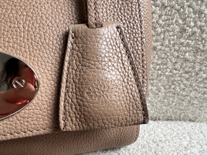Mulberry Mushroom Grey Regular Lily with Silver Hardware (RRP £995)
