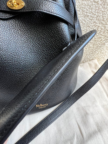 Mulberry Black Abbey Bucket Bag (RRP £695)