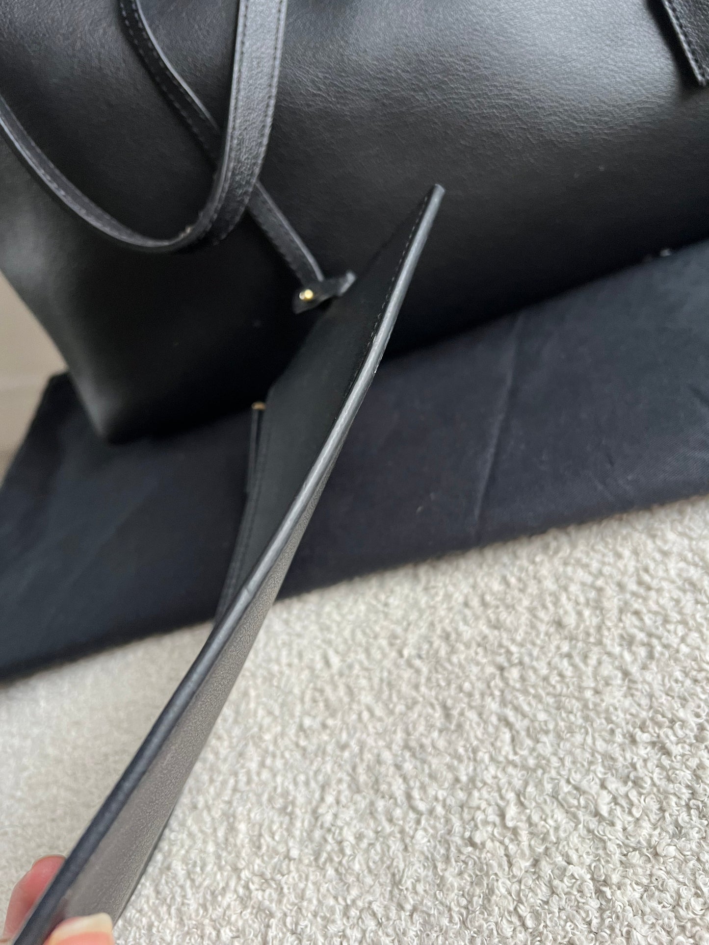 Yves Saint Laurent (YSL) Black E/W Shopping Tote (RRP £1115)