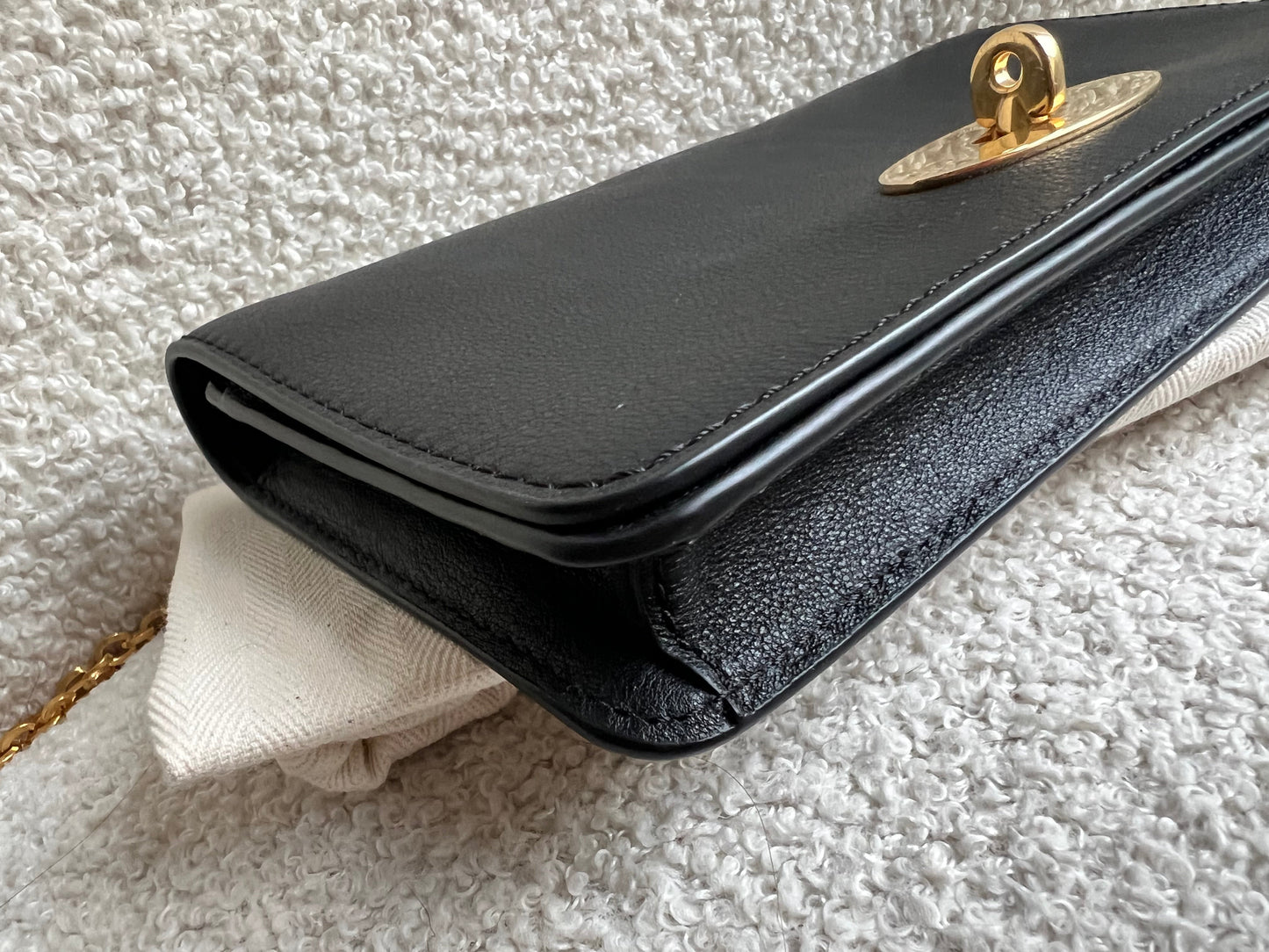 Mulberry Black Bayswater Clutch (RRP £495)