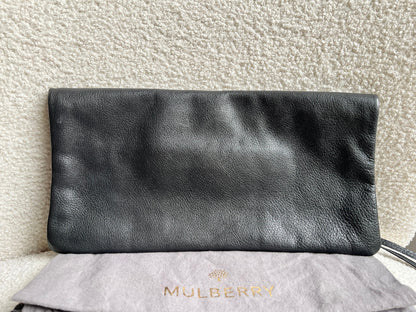 Mulberry Dark Grey Daria Clutch (RRP £550)