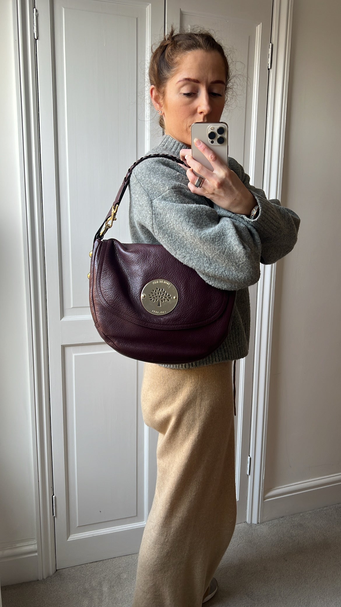 Mulberry Oxblood Daria Satchel (RRP £795)