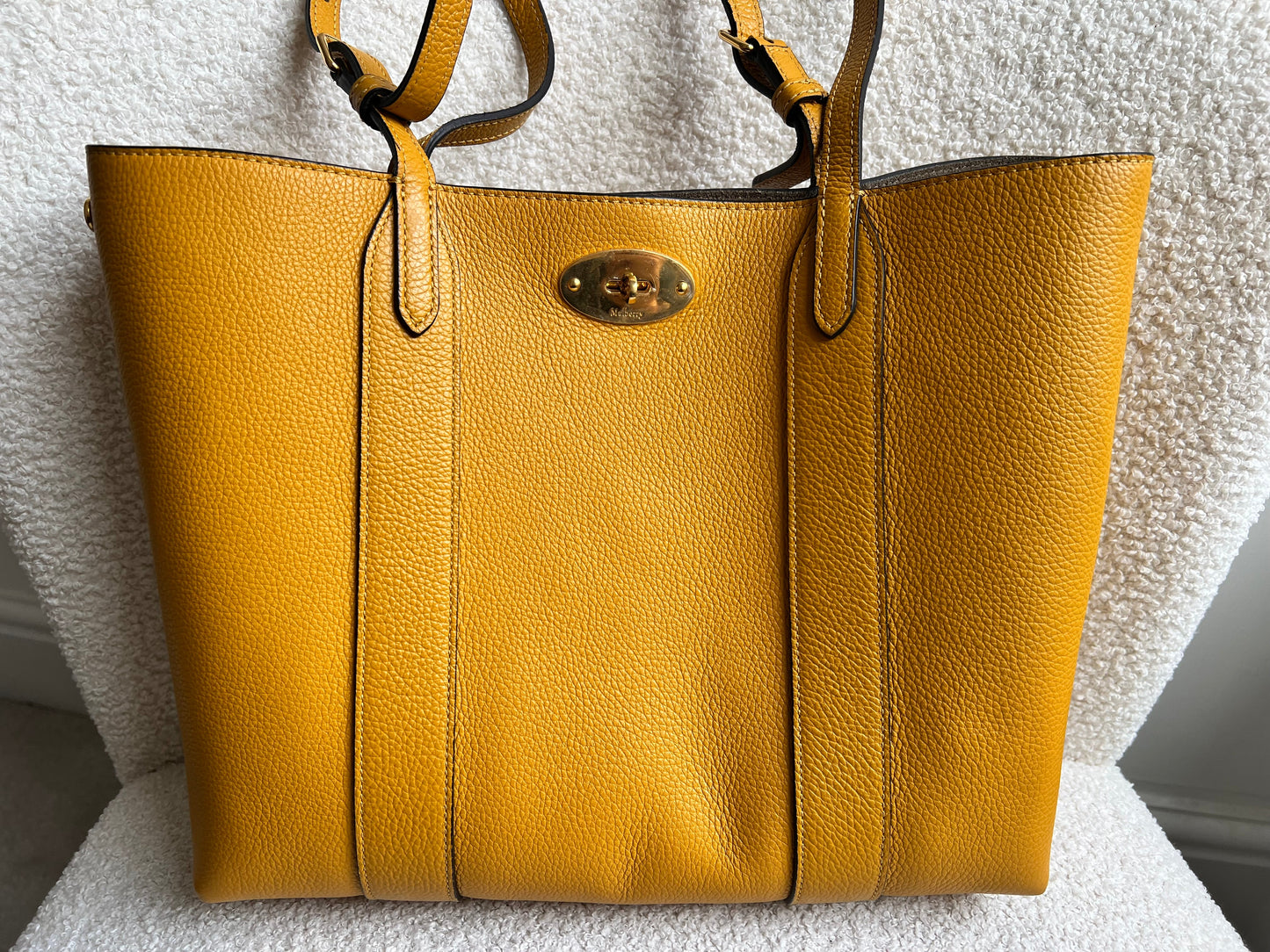 Mulberry Small Deep Amber Bayswater Tote (RRP £795)
