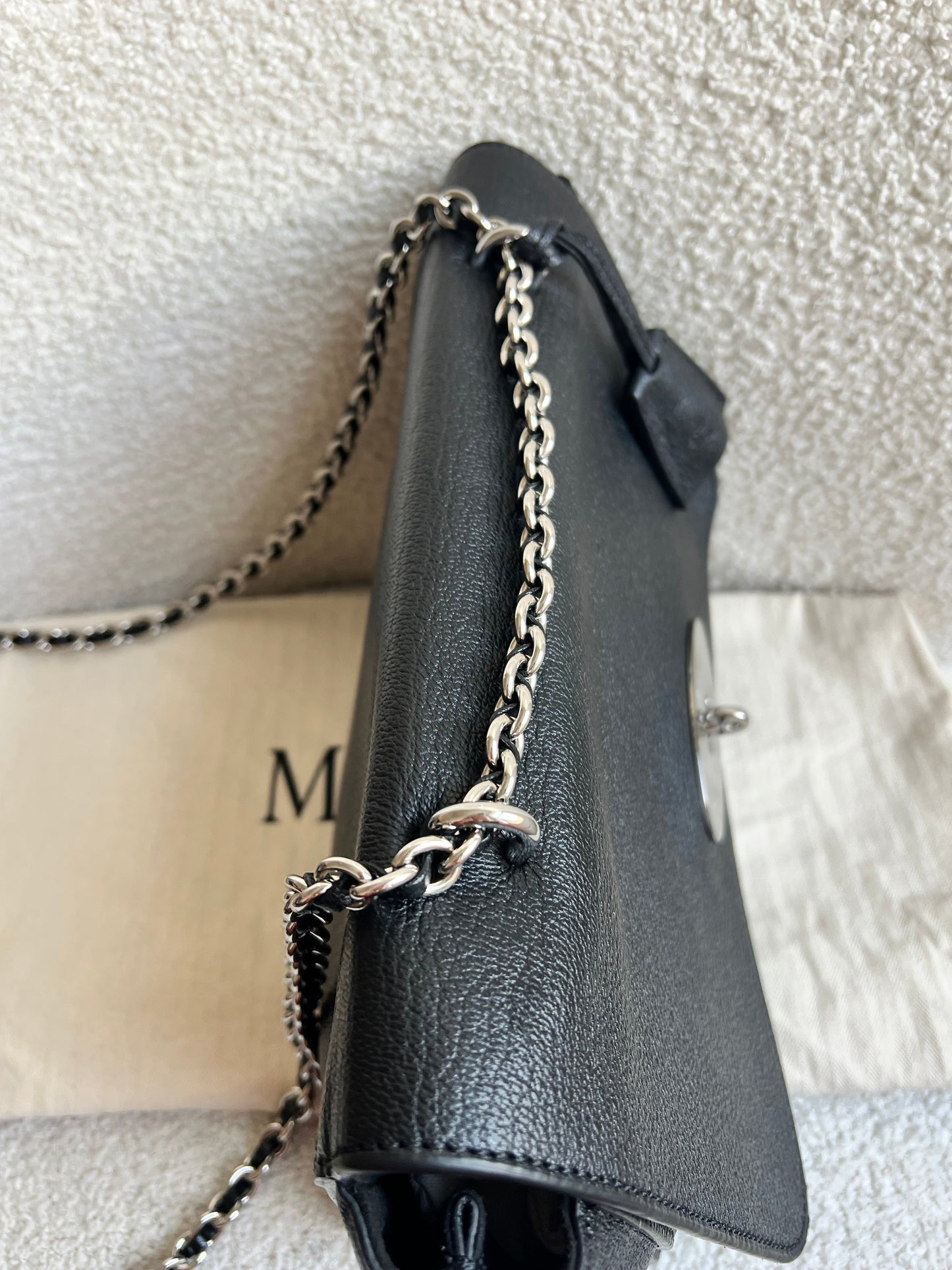 Mulberry Black Medium Lily with Silver Hardware (RRP £1095)