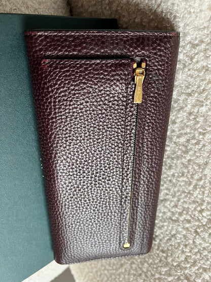 Mulberry Oxblood Continental Wallet (RRP £375)