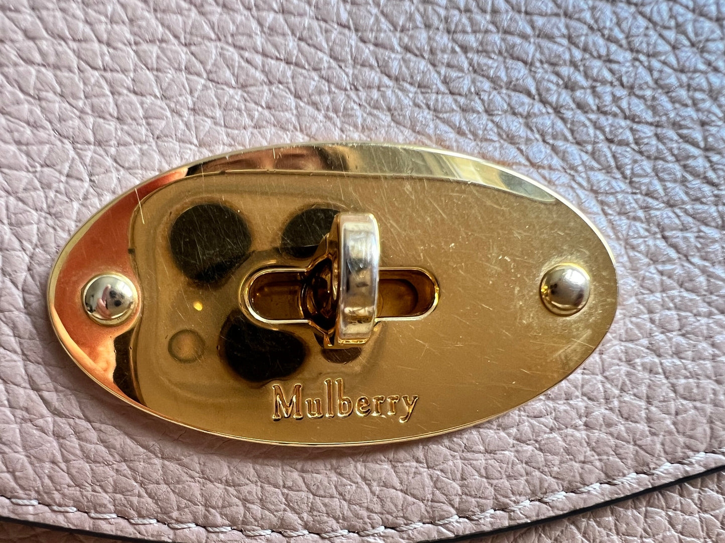 Mulberry Rosewater Small Darley Shoulder Bag (RRP £695)