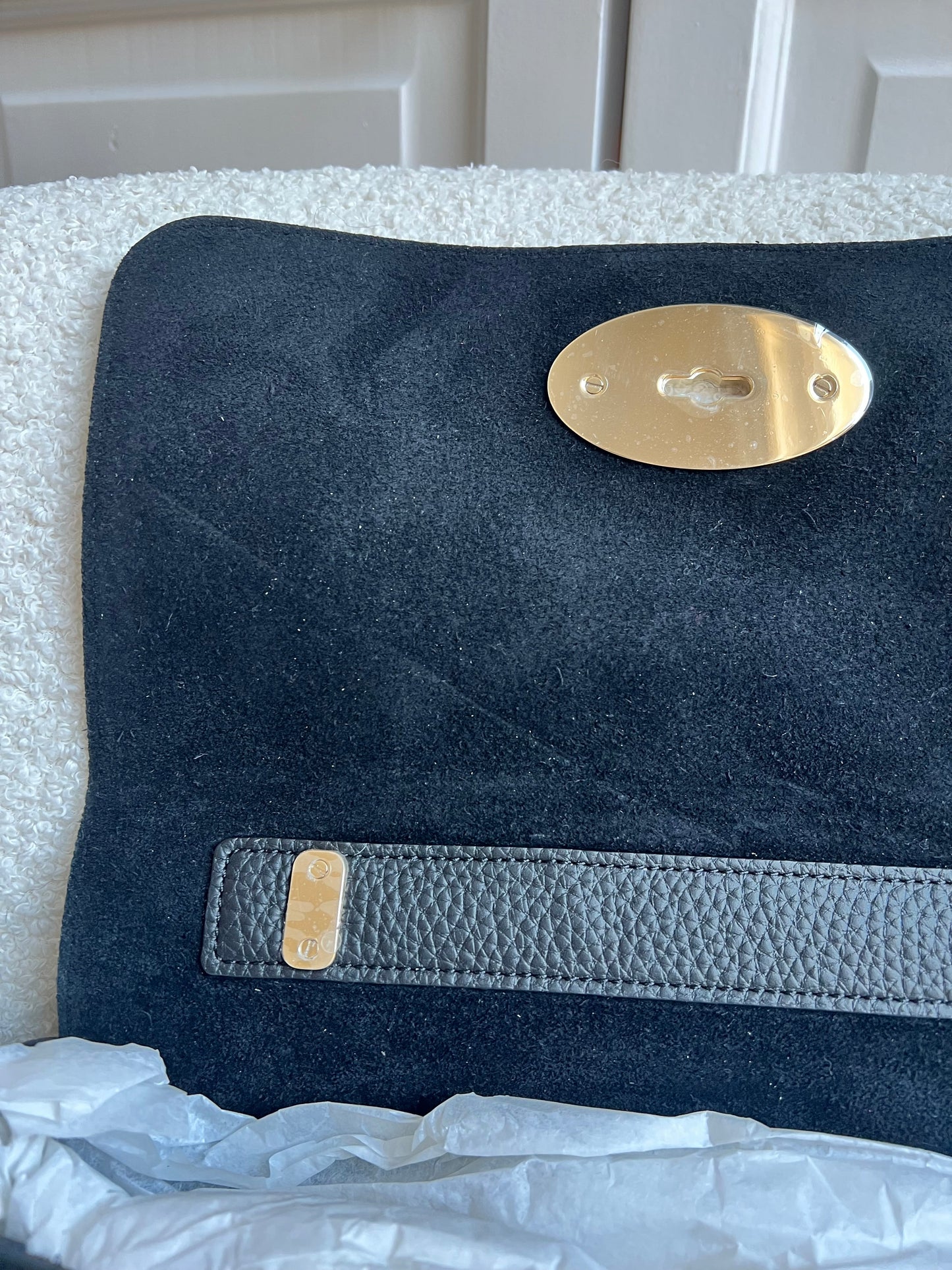 Mulberry Black Medium Top Handle Lily (RRP £1075)