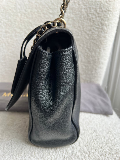 Mulberry Black Medium Lily with Gold Hardware (RRP £1195)
