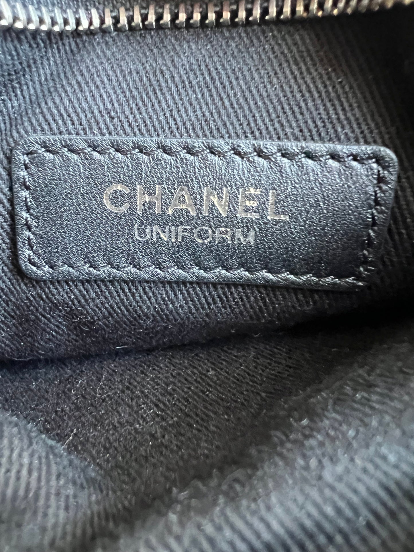Chanel Black Quilted Messenger Bag