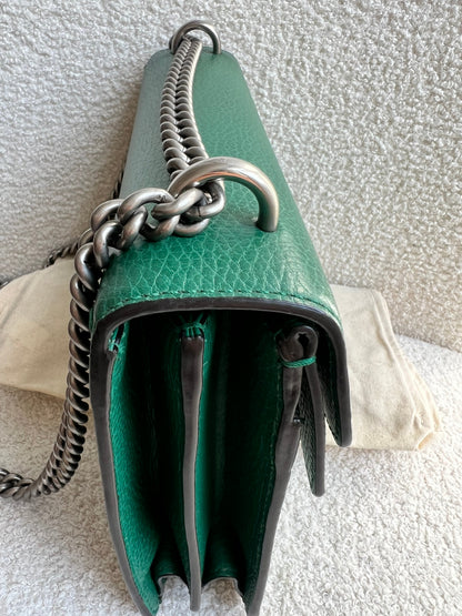 Gucci Dionysus GG Green Small Shoulder Bag (RRP £2,670)
