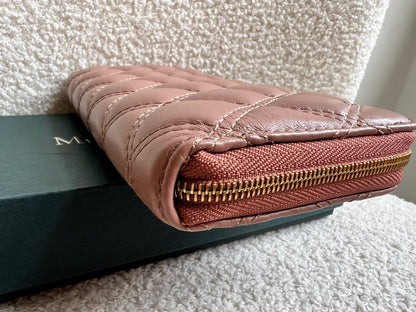 Mulberry Blush Quilted Continental Wallet (RRP £345)