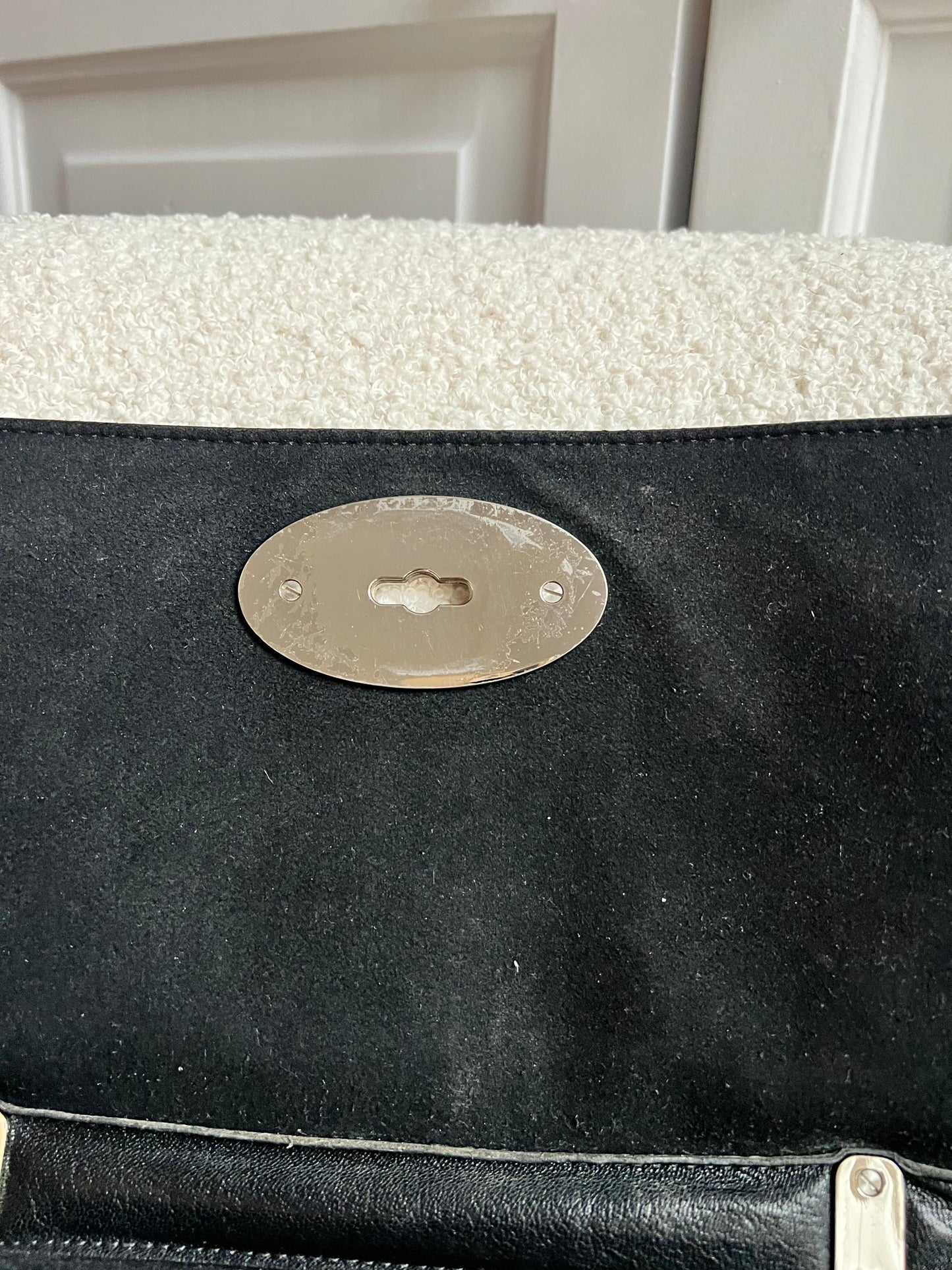 Mulberry Black Medium Lily with Silver Hardware (RRP £1095)