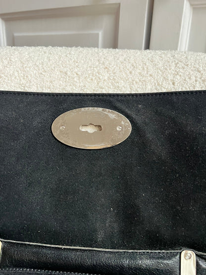 Mulberry Black Medium Lily with Silver Hardware (RRP £1095)