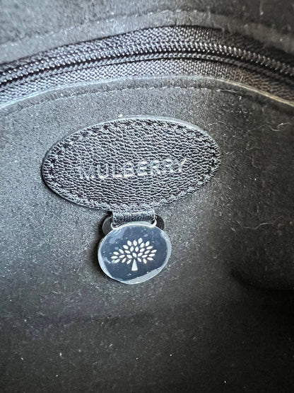 Mulberry Black Regular Lily with Silver Hardware (RRP £995)