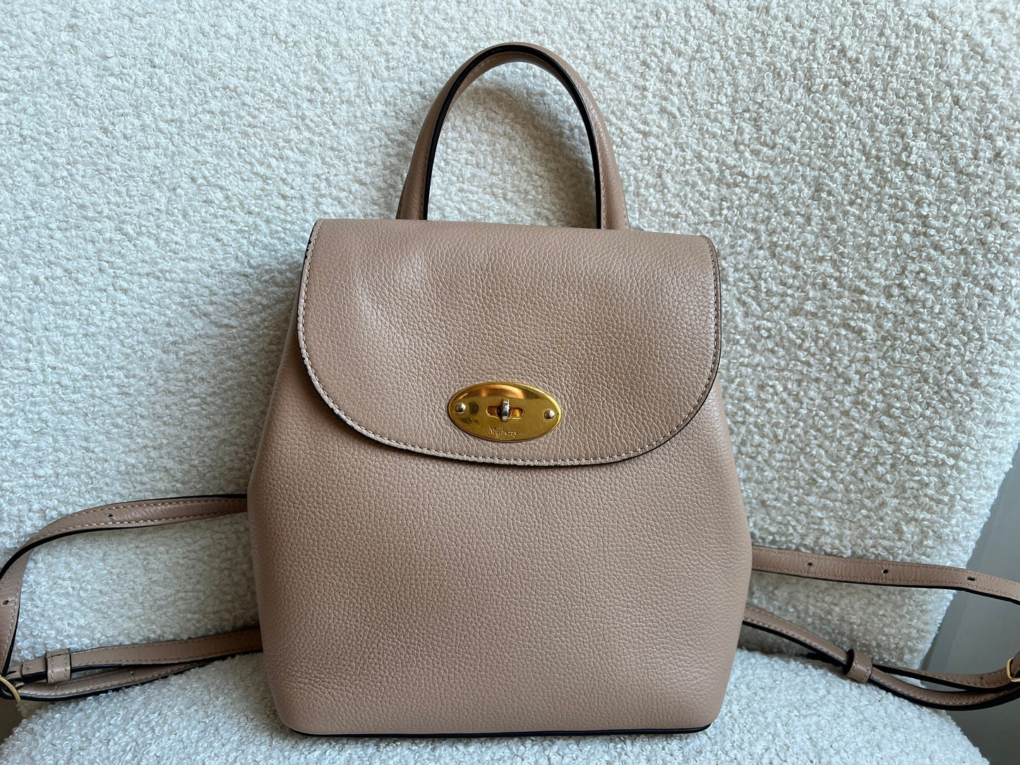 Mulberry Rosewater Mini Bayswater Backpack (RRP £695)