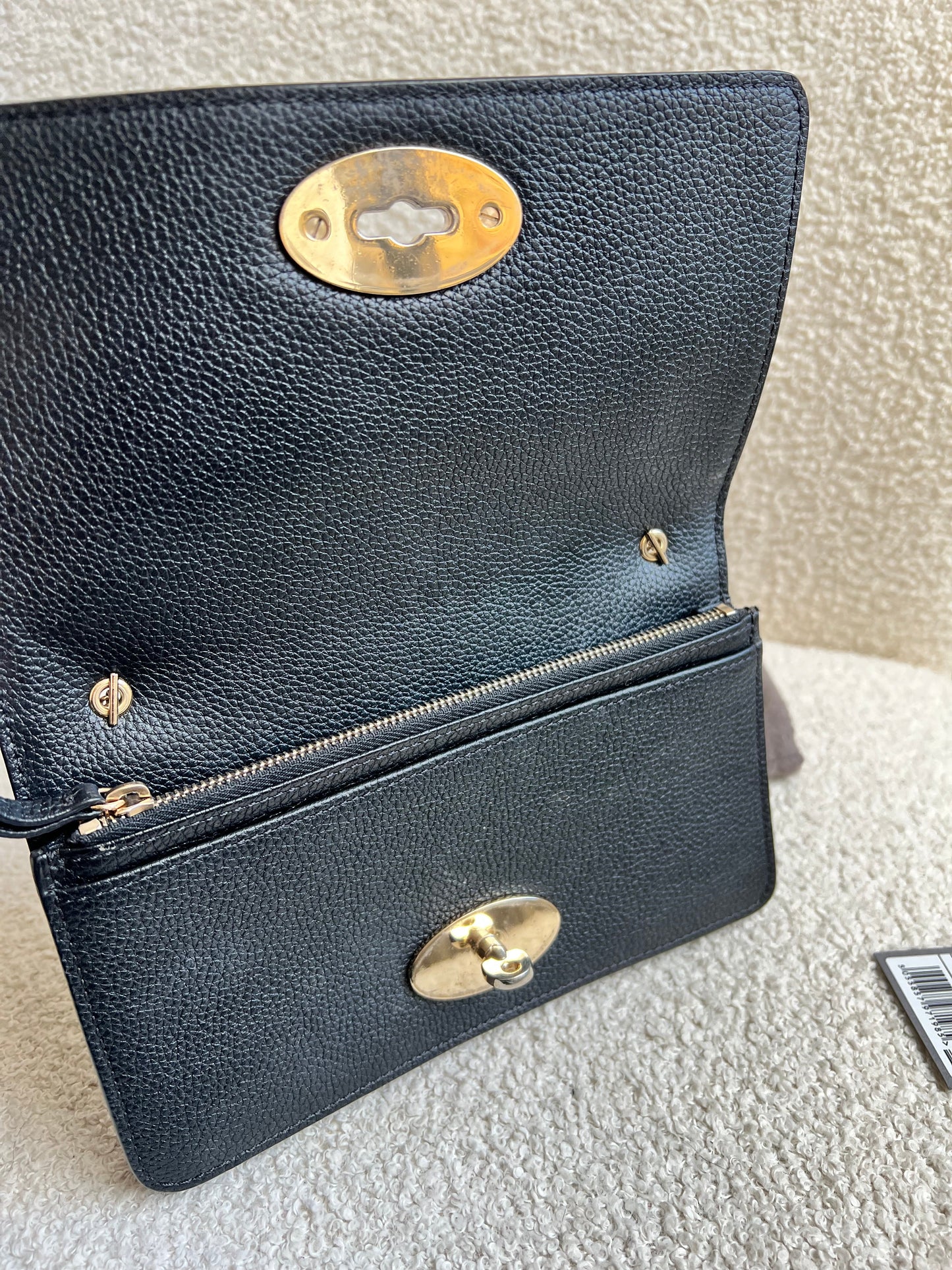 Mulberry Black Bayswater Clutch (RRP £495)