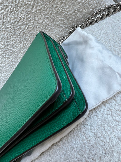Gucci Dionysus GG Green Small Shoulder Bag (RRP £2,670)