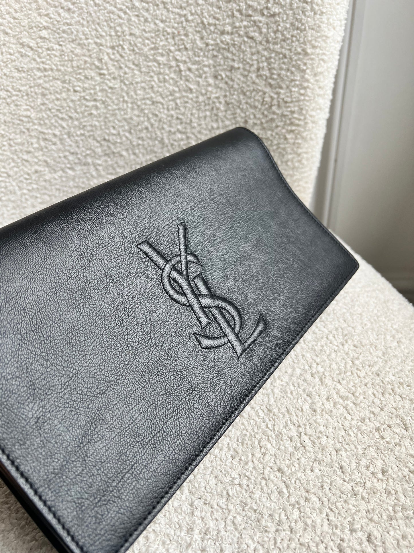 Yves Saint Laurent (YSL) Black Belle de Jour Clutch
