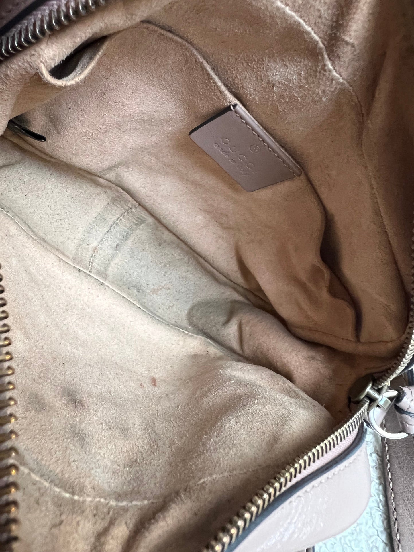 Gucci GG Dusty Pink Marmont Mini Shoulder Bag (RRP £1,360)