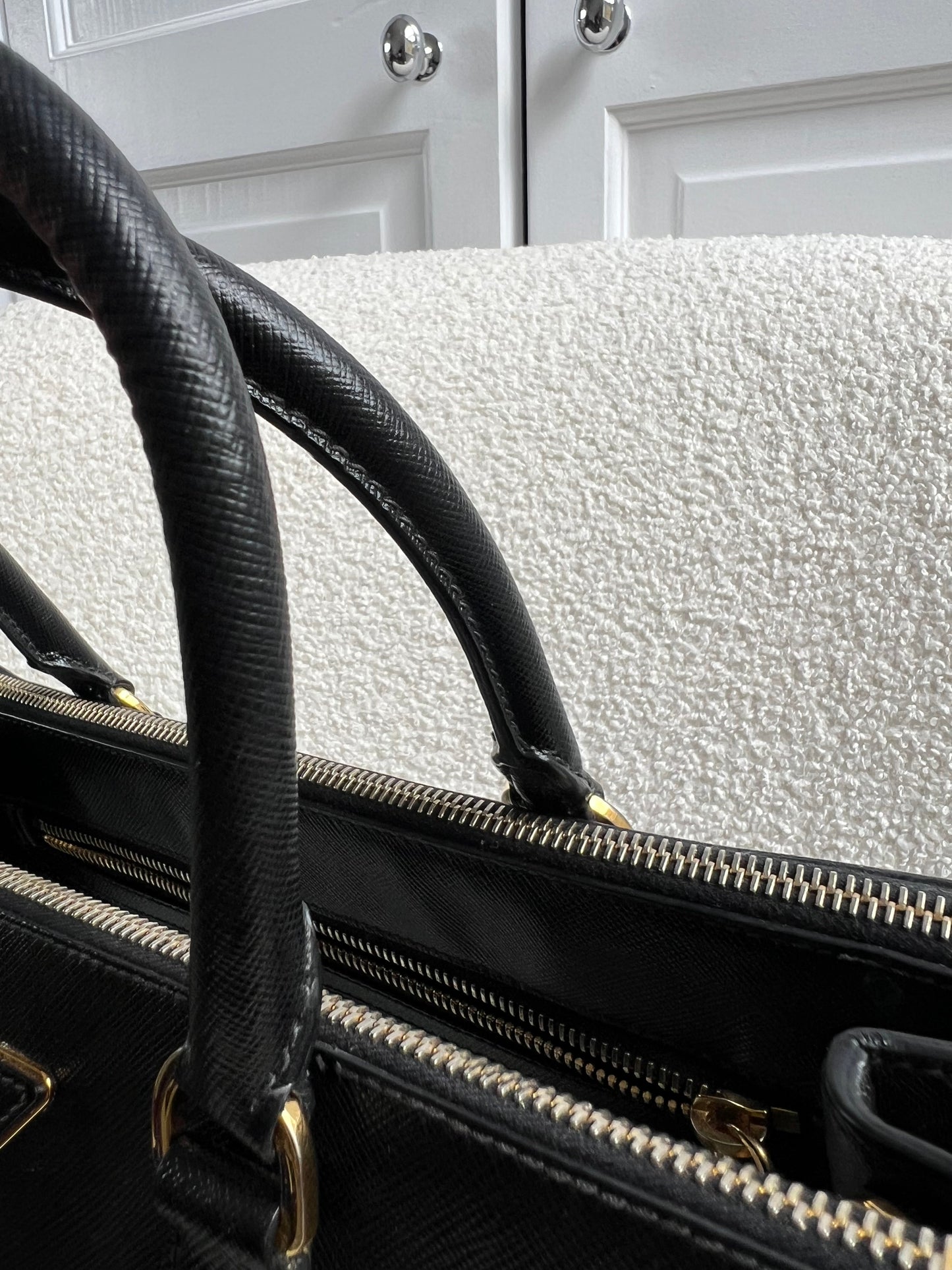 Prada Black Galleria Saffiano Tote