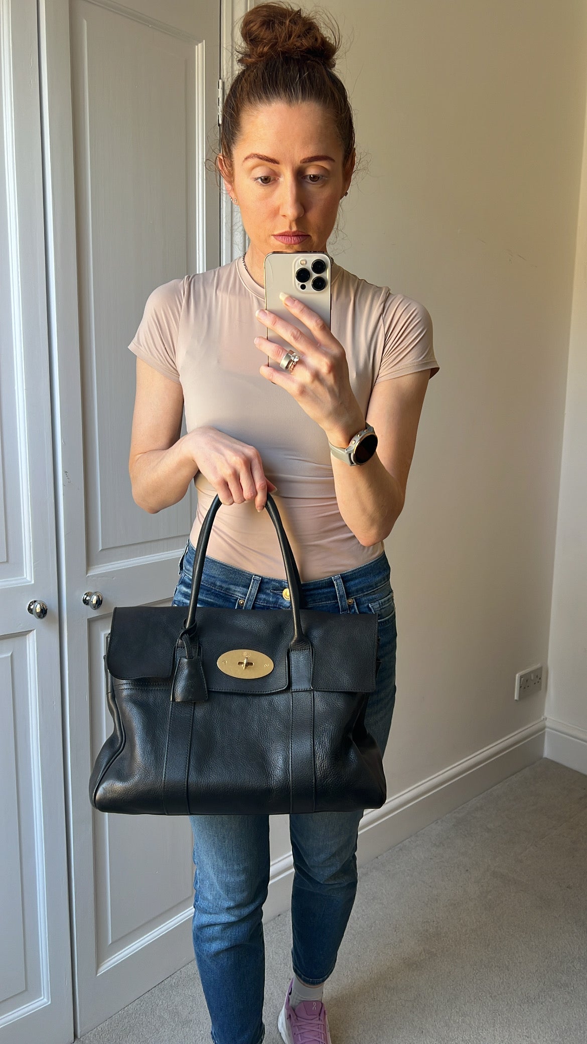 Mulberry Black Bayswater