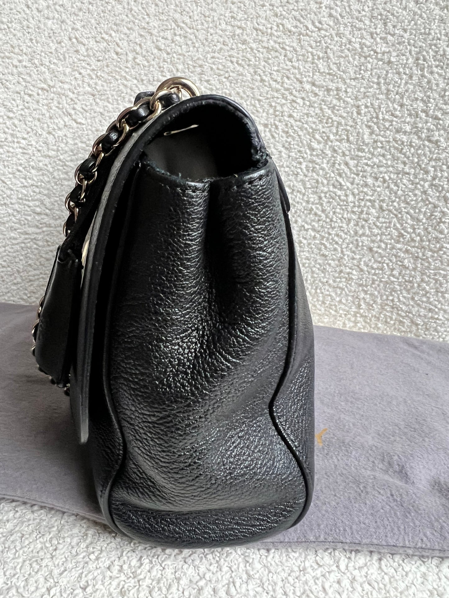 Mulberry Black Medium Lily with Gold Hardware (RRP £1195)