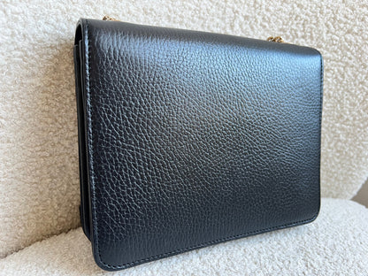 Gucci Interlocking GG Black Small Shoulder Bag