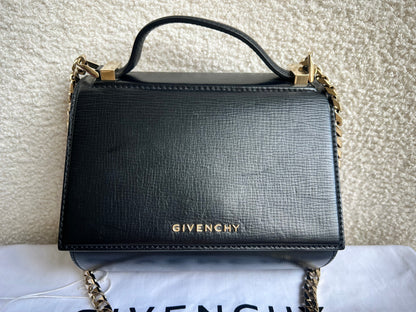 Givenchy Black Mini Pandora Chain Bag