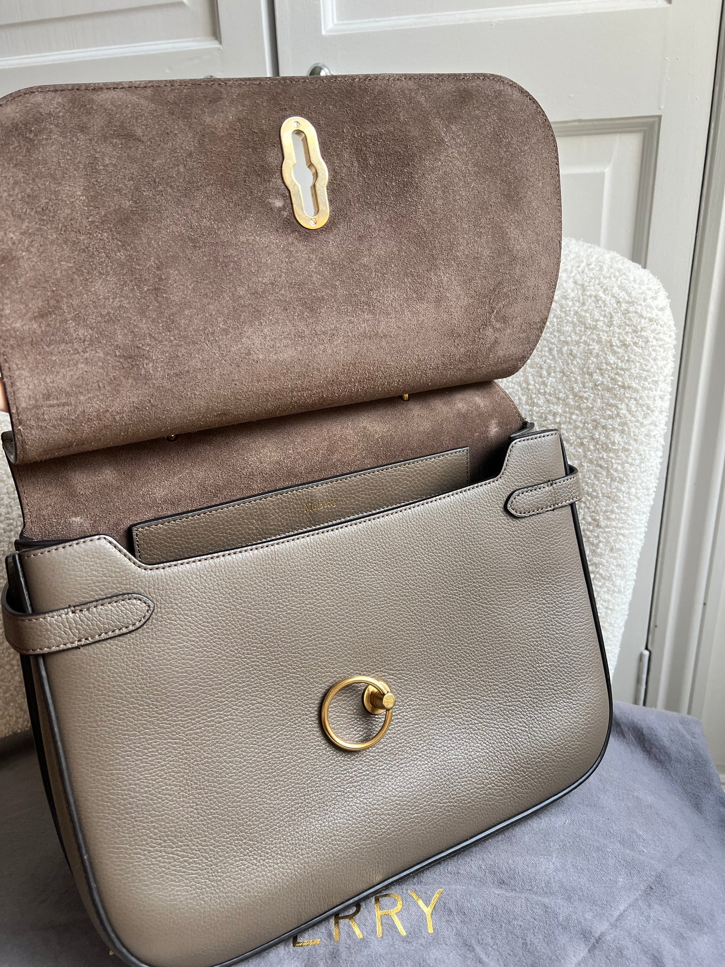 Mulberry Clay Large Amberley Satchel (RRP £1,195)