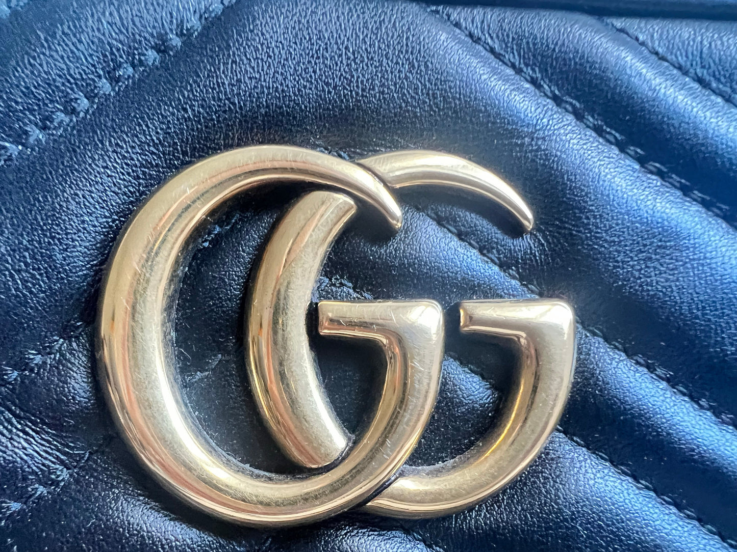Gucci GG Black Marmont Small Shoulder Bag (RRP £1440)
