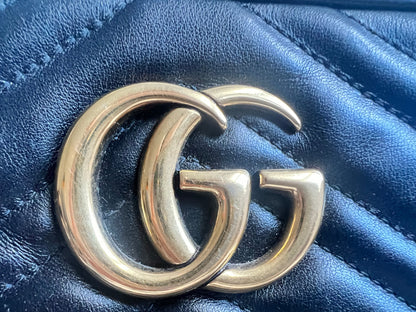 Gucci GG Black Marmont Small Shoulder Bag (RRP £1440)