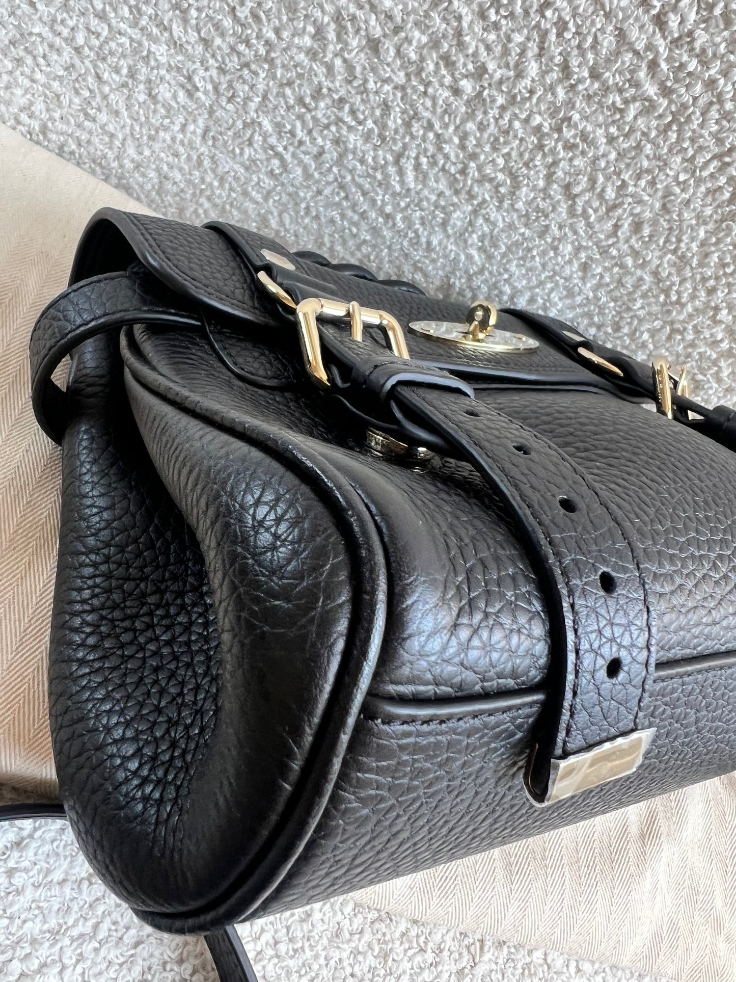 Mulberry Black Mini Alexa (RRP £995)