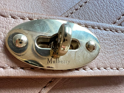 Mulberry Light Salmon Small Zipped Bayswater (RRP £1,245)