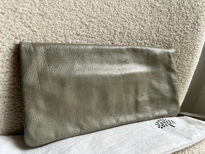 Mulberry Drizzle Grey Daria Clutch (RRP £550)