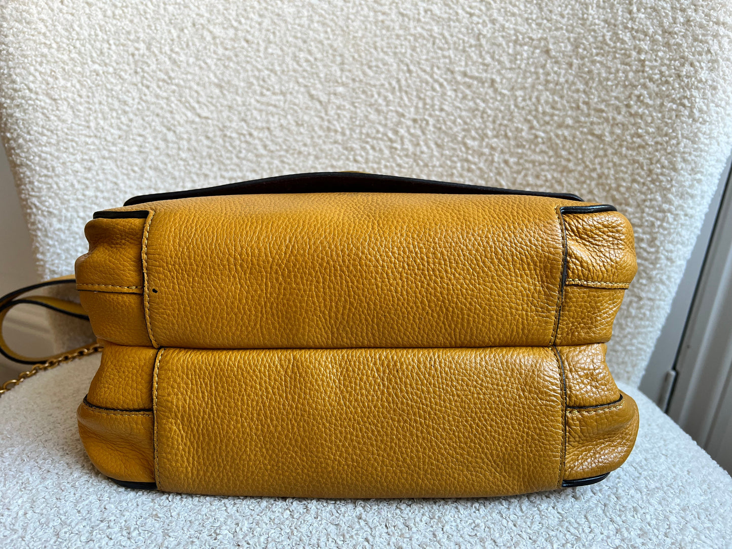 Mulberry Deep Amber Marloes Satchel (RRP £1095)