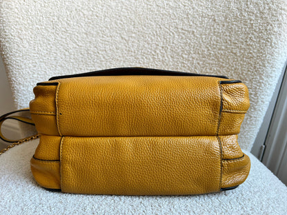 Mulberry Deep Amber Marloes Satchel (RRP £1095)
