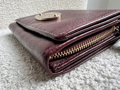Mulberry Oxblood French Purse (RRP £295)