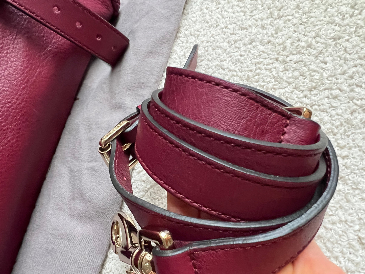 Mulberry Oversized Berry Woven Trim Alexa (RRP £1100)