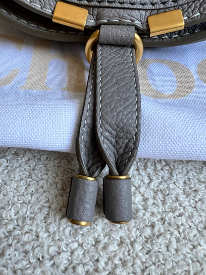 Chloe Small Cashmere Grey Marcie Saddle Bag (RRP £1050)