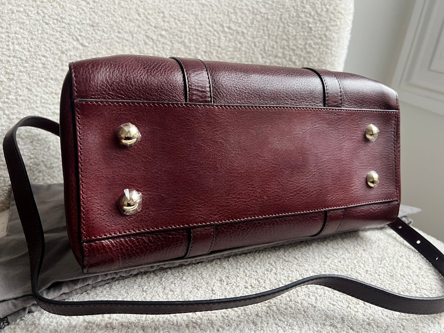 Mulberry Oxblood Small Double Zip Bayswater Tote (£1500)