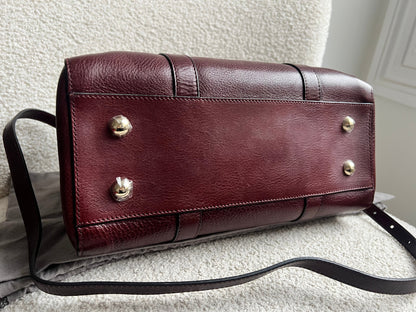 Mulberry Oxblood Small Double Zip Bayswater Tote (£1500)