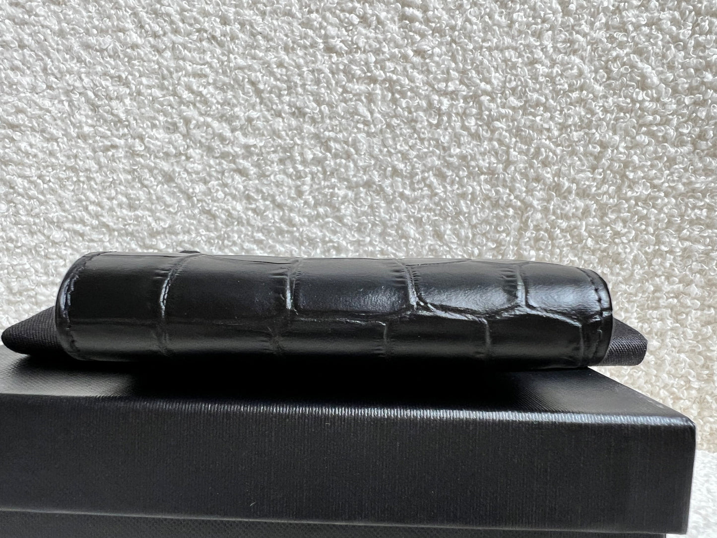 Yves Saint Laurent Black Croc Wallet (RRP £415)