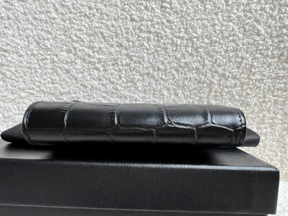 Yves Saint Laurent Black Croc Wallet (RRP £415)