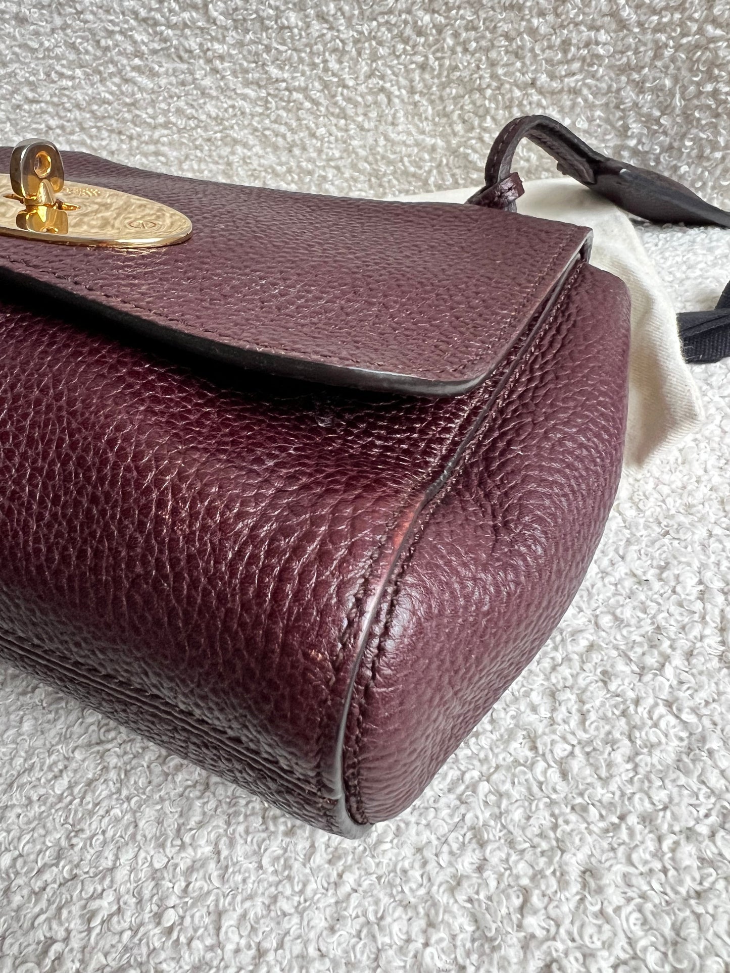 Mulberry Oxblood Regular Lily with Gold Hardware (RRP £895)