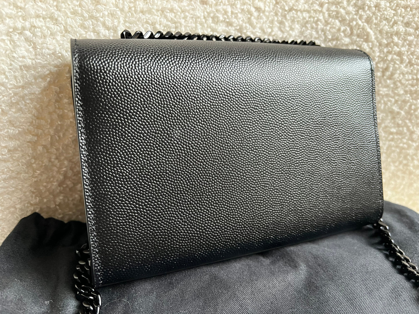 Yves Saint Laurent (YSL) Black on Black Mini Kate
