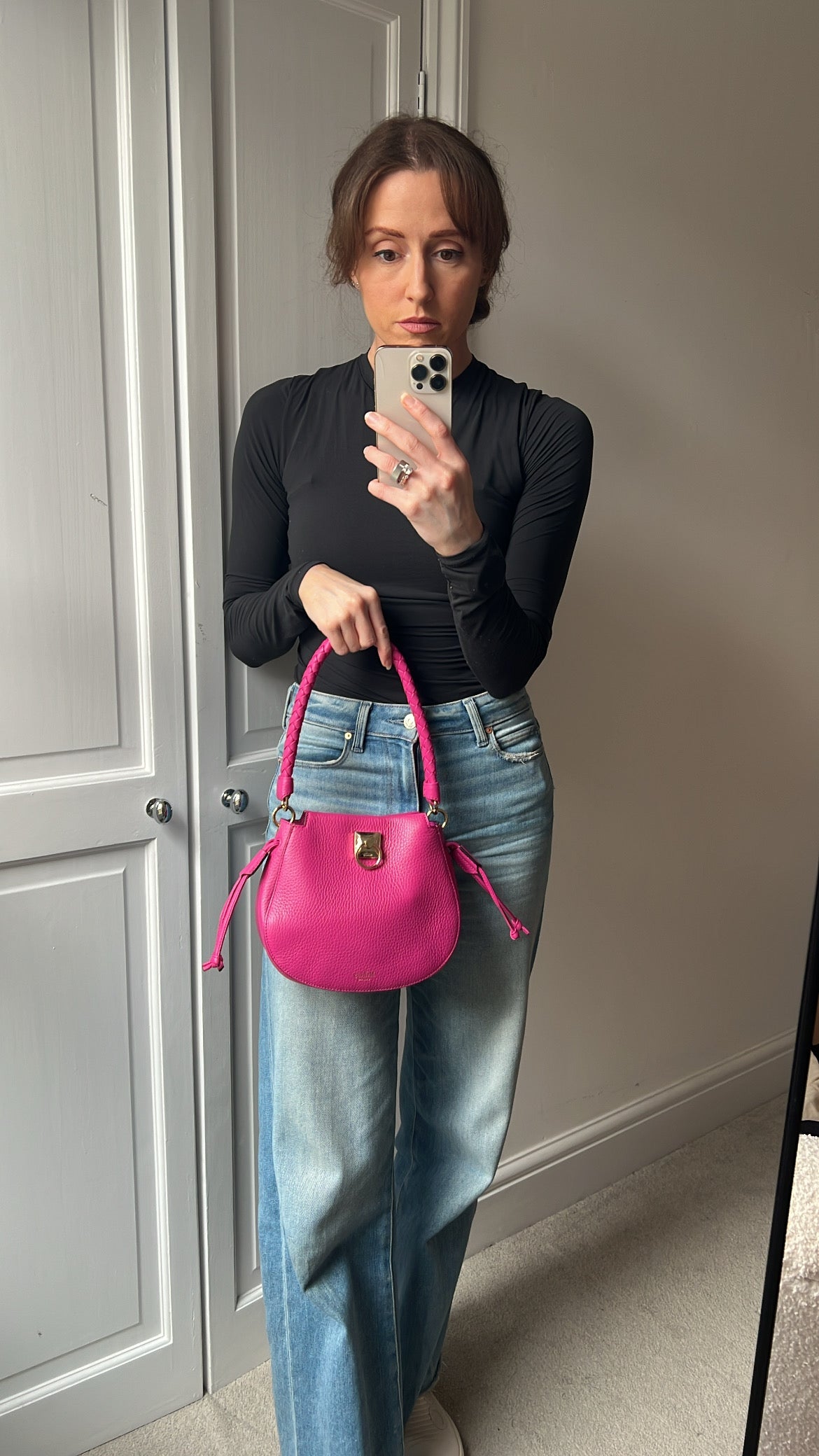 Mulberry Pink Mini Iris Hobo (RRP £1,195)