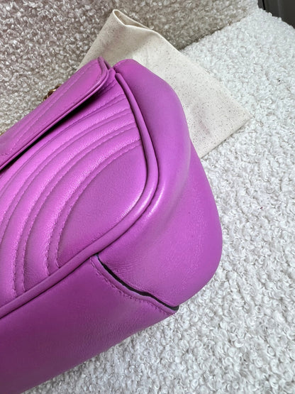 Gucci GG Hot Pink Marmont Small Shoulder Bag (RRP £2070)
