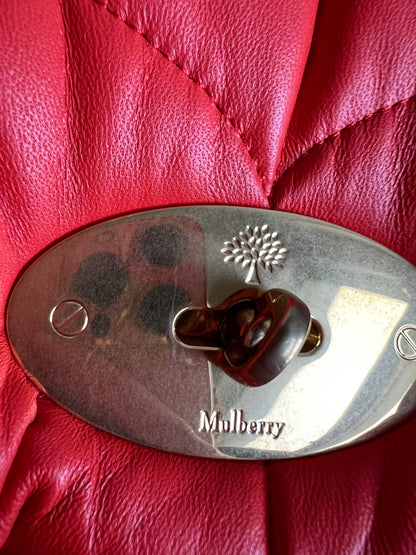 Mulberry Coral Orange Softie in Pillow Effect Nappa Leather (RRP £1650)